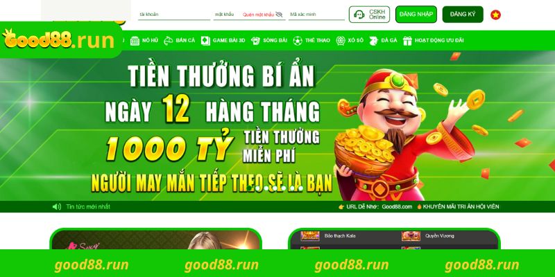 Cách đăng nhập Good88 trên máy tính